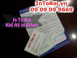 In tờ rơi khổ A5 in offset